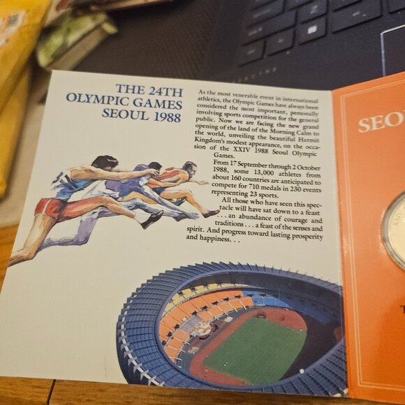 COMMEMORATIVE COINS XXIV OLYMPIAD SEOUL 1988 - Picture 4 of 10